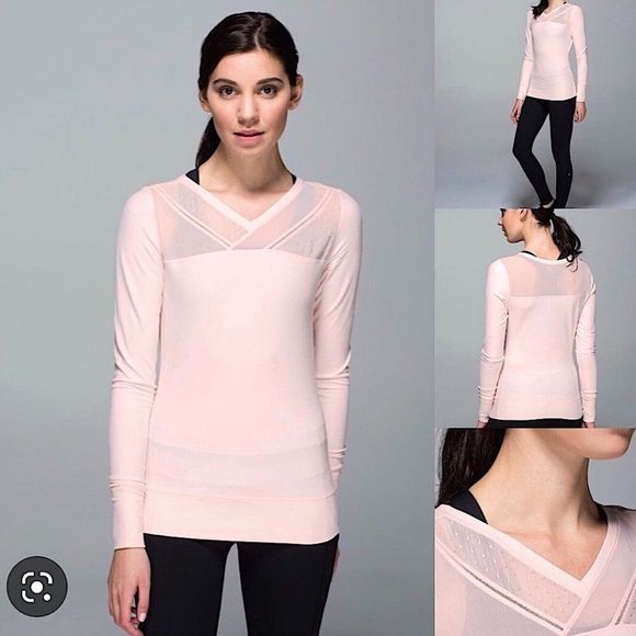 lululemon athletica Tops - LULULEMON Just Breathe Long Sleeve V-Neck Top *See Size Info Below*